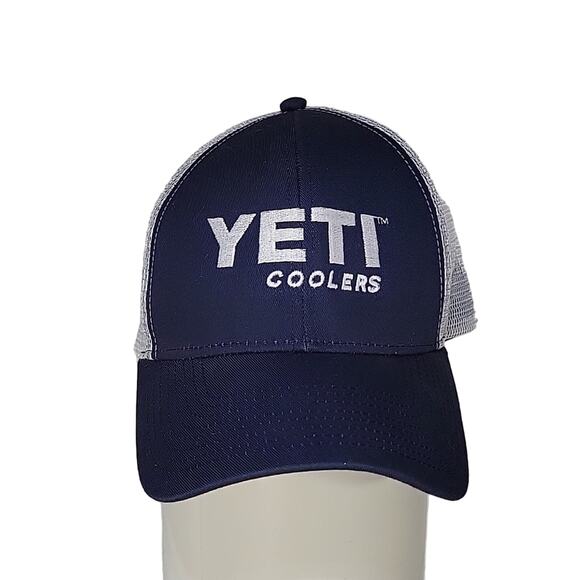 OC Yeti Coolers Trucker Hat, Navy Bluee/White - Picture 1 of 6